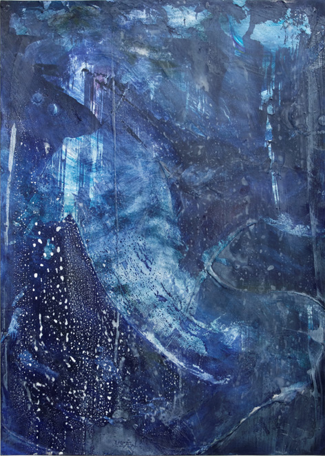 Acryl und Wachs, 70x50cm